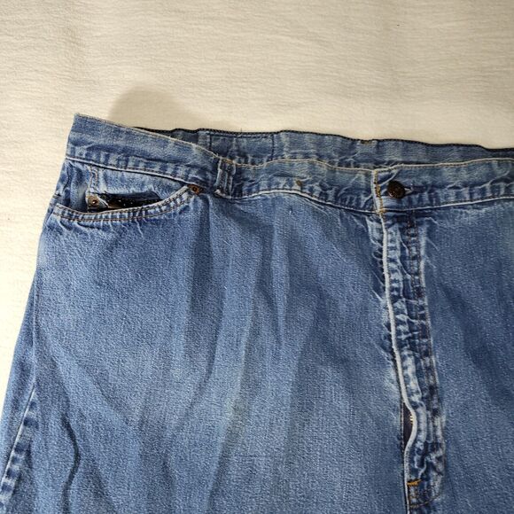 Vtg Levis Jeans Mens Sz 42X29 Blue Comfort Fit Retro Workwear Y2K Utility Work - Picture 10 of 16